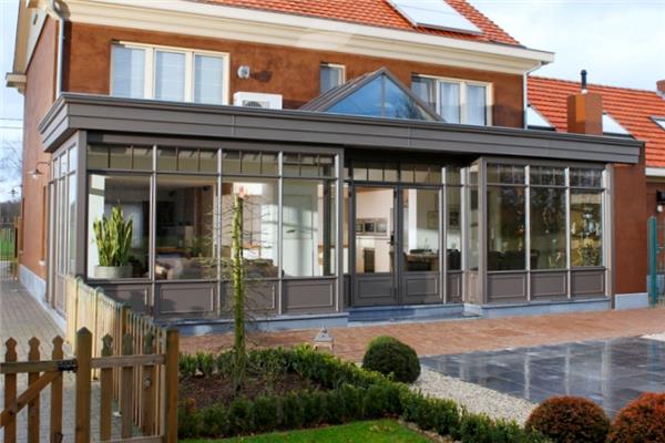 Serre met plat dak - Van Den Bergh